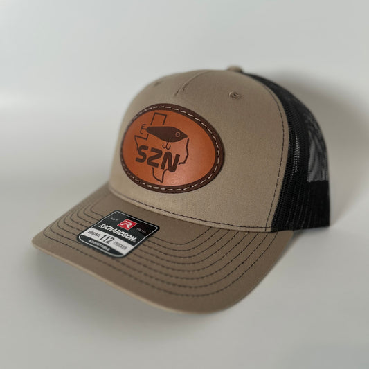 Corky SZN Leather Patch Hat Khaki